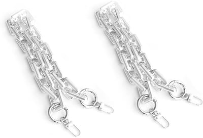Set van 2 Stuks Acryl Handvat Ketting 30 cm Lang voor DIY Handtassen, Schoudertassen en Portemonnees - Vervangingsaccessoires voor Handgemaakte Tassen