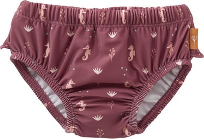 Fresk Luierbroek/ Zwembroek 86 - Ruimte voor Zwemluier - Sneldrogende Zwemkleding - UV-bescherming UPF 50 - Zwemshort Meisjes - Roze - Seahorse