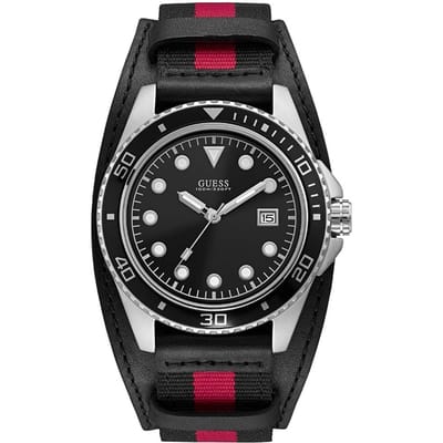 Guess - W1051G1 - Mannen - Horloge - Verschillende materialen - Multi - Ø 44 mm