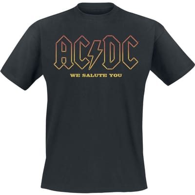 AC/DC T-shirt - About To Rock Salute - S tot 5XL - voor Mannen - zwart