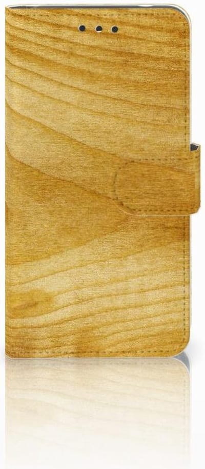 Nokia 2 Book Style Case Licht Hout