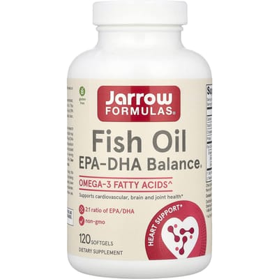 EPA-DHA Premium Balance 120 softgels - zuivere hooggeconcentreerde visolie | Jarrow Formulas