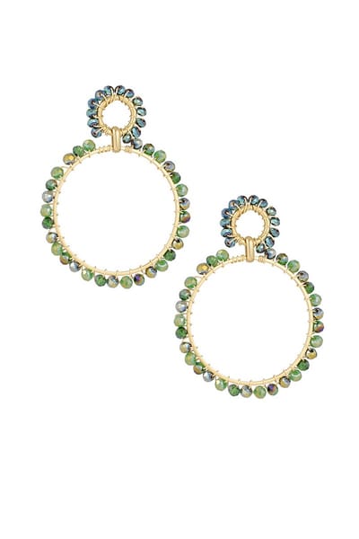 Bijoutheek Oorknoppen Circle Of Colours Groen