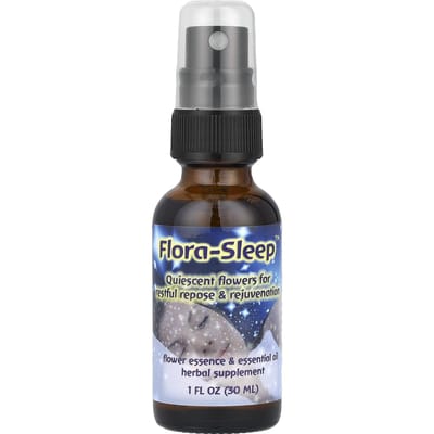 Flower Essence Services, Flora-Sleep, Essences Florales et Huiles Essentielles, 1 oz (30 ml)
