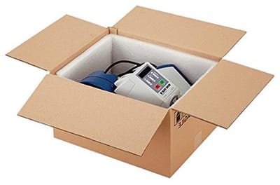 Propac Z-BOX1007550 kartonnen doos 2 golven Avana, 40 x 40 x 60 cm, Havana, 15