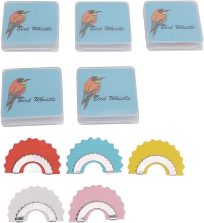 Vogelfluit - Natuurfluit Imitatie - Natuureducatie Buiten - Vijf Kleuren Set - 5 Stuks - Multicolor