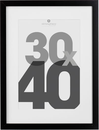 FOTOKADER 30 X 40 CM - MDF - ZWART
