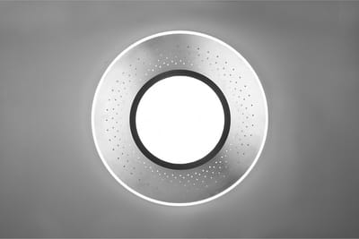 LED Plafondlamp - Plafondverlichting - Torna Virsa - 70W - Aanpasbare Kleur - Dimbaar - Afstandsbediening - Rond - Mat Nikkel - Aluminium