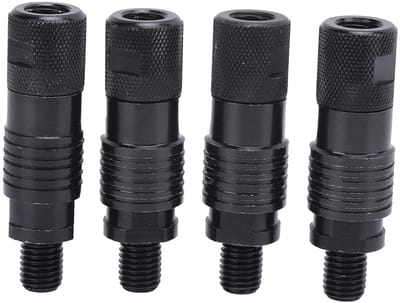 Allecto - Aluminium Quick Release Connector - 4-delige set - Vissersalarm en Steunen - Vissersaccessoires - Hoogwaardige kwaliteit - Eenvoudig te g..
