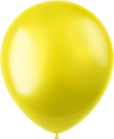Folat - ballonnen Radiant Zesty Yellow 50 stuks