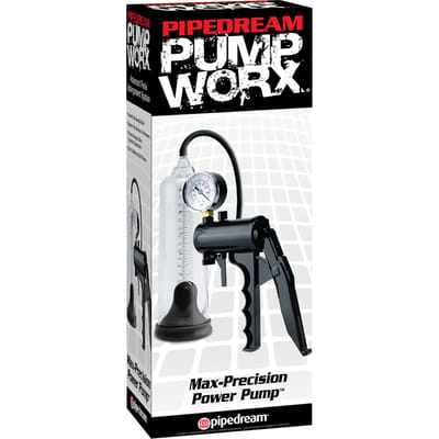 Pipedream Pump Worx penispomp Max Precision Power Pump transparant - 8,27 inch