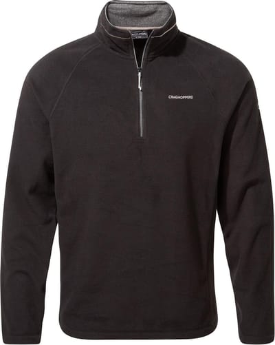Craghoppers Trui Corey Vi Half Zip Heren Polyester Zwart Mt Xl