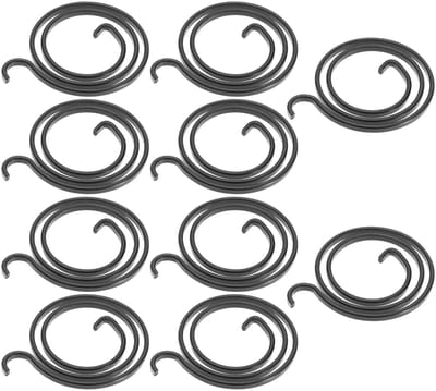 Dailygoods- Draaiveren Hoogwaardige Veer - 10x Draaiveren - Binnendeurgrepen - Reparatieset - Geschikt voor Links-/Rechthandigen - Manganese Staal 36,5x27,5 mm - Deurgreepveer