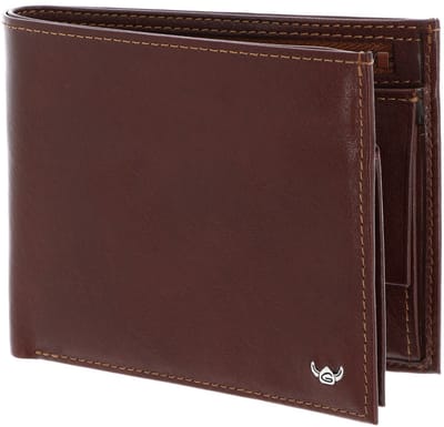 Golden Head Leren portemonnee Colorado RFID Protect Scheintasche mit RV 1364 Tabacco bruine