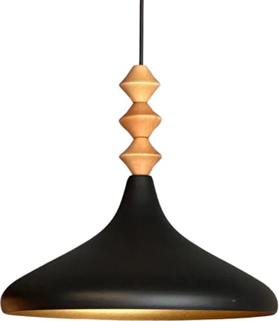 Bamyum Hanglamp E27 Metaal Zwart Moderne Lamp