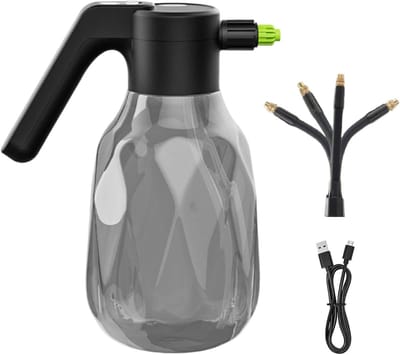Elektrische Plantensproeier - Automatische Verstuiver - Planten Verzorgen - Lekvrij Ontwerp - 2 Liter - Zwart