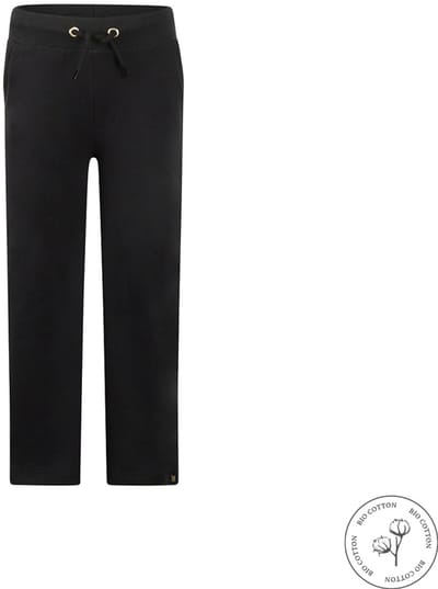 Koko Noko - Bio Cotton - Joggingbroek wijde pijp - Meisjes - Black - Maat 92