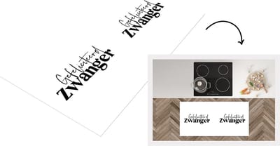 Keukenloper - Loper keuken - Quotes - Mama - Gefeliciteerd zwanger - Spreuken - 120x60 cm - Keukenloper vinyl