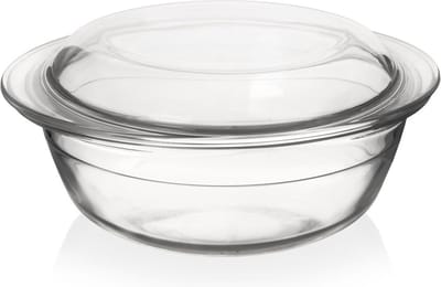 Ovenschaal Glas met Deksel 27x23x11,5 cm, 2,2 l - Ovenschotel - Braadslede - Braadpan