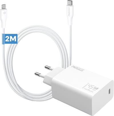 Phreeze usb C oplader met kabel geschikt voor iPhone en iPad met Lightning kabel 2 meter - Power Delivery snellader