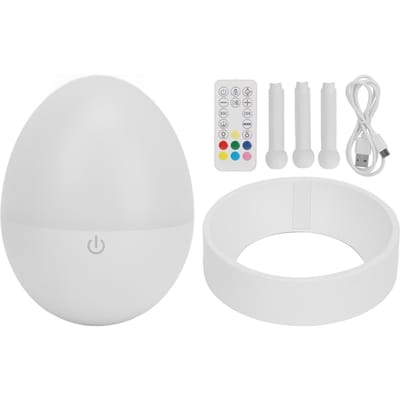 Machine à Bruit Blanc pour Dormir Blanche avec Télécommande Éclairage Coloré Intelligent Rechargeable
