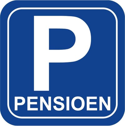 Pensioen thema onderzetters - 15x stuks - bierviltjes - karton - parkeerbord - VUT feestartikelen
