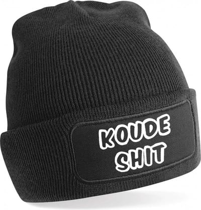 Koude Shit Warme Wintermuts | Beanie | Muts | Winter | Kou | Koud | Tekst | Cadeau | Apres Ski | Wintersport | Skimuts | Verzending binnen 24 uur!
