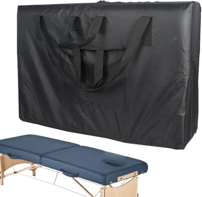 Massage Draagtas - Opbergtas Tafel - Professioneel Transport - Verstelbare Maten - 93cm Lengte - Zwart