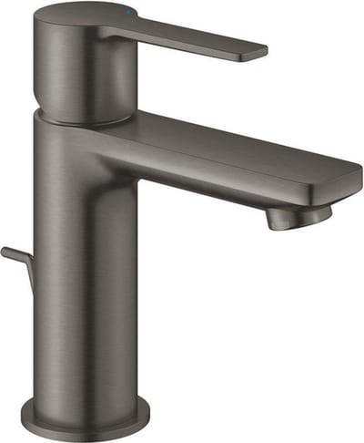 GROHE Lineare New Xs-Size Wastafelmengkraan M/Waste - Hard Graphite Geborsteld (mat donker grijs) - 32109AL1