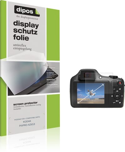 dipos – 4x Matte Beschermfolie geschikt voor KODAK PIXPRO AZ653 | Krasbestendige & antireflecterende Screenprotector Ultra-Thin