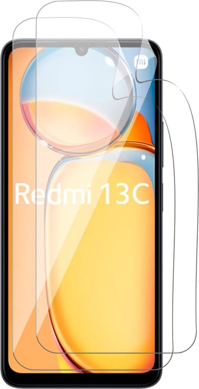 Screenprotector geschikt voor Xiaomi Redmi 13C 4G - 2x FlexGuard Screen Protector