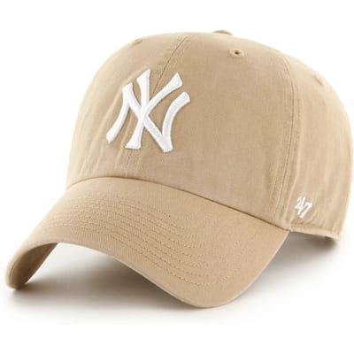 47 Brand - MLB - Clean-Up - New York Yankees - Pet - Khaki - Volwassenen - Unisex