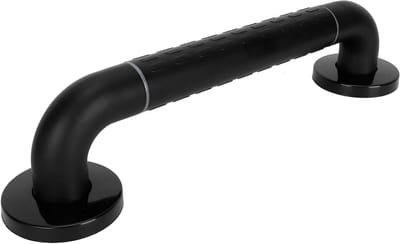 Veiligheidsbeugel Badkamer - Steunbeugel Wand - Ondersteuning Zitten Staan - 300 Kg Draagvermogen - 38 cm - Zwart