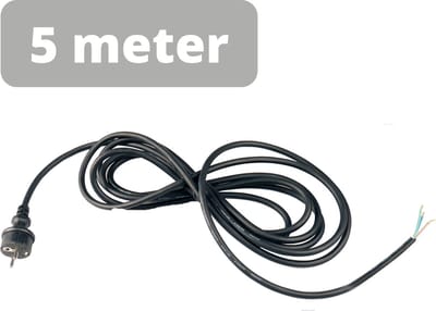 Proventa Universele buitenkabel 5 meter met EU plug - H07RN-F 3G1.0 mm_ kabel - IP44
