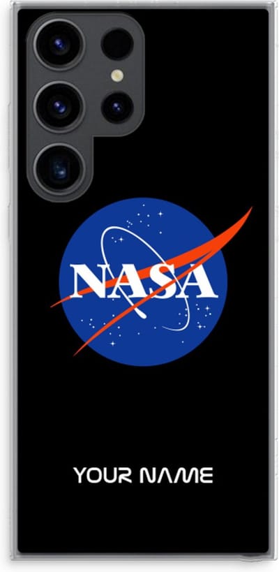 Gepersonaliseerd - Case Company® - Hoesje geschikt voor Samsung Galaxy S23 Ultra hoesje - NASA - Soft Cover Telefoonhoesje - Bescherming aan alle Kanten en Schermrand