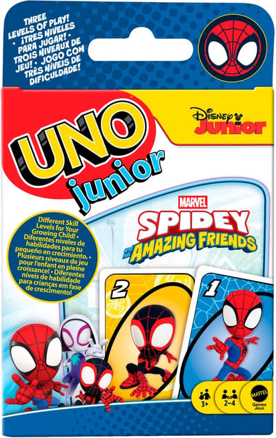 Mattel UNO Jr Spidey and his Amazing Friends Bordspellen Kaartspellen
