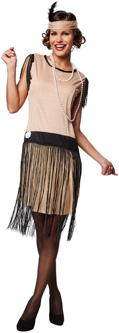 dressforfun - Vrouwenkostuum swing M - verkleedkleding kostuum halloween verkleden feestkleding carnavalskleding carnaval feestkledij partykleding - 301606