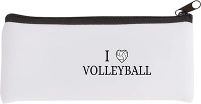 Akyol - i love volleyball Etui - Volleybal - volleyballers - sport - atleten - kado - cadeau - 20 bij 9 cm