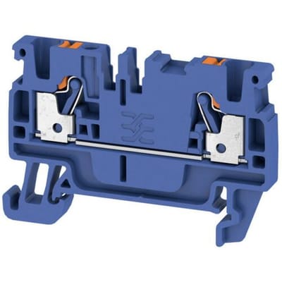 Weidmüller 2508000000 Doorgangsklem 5.1 mm Spanveer Donkerblauw 100 stuk(s)