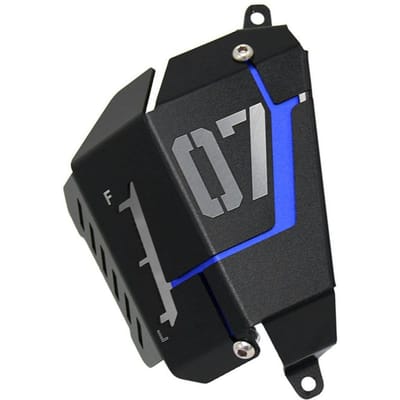 Cache de protection du réservoir de récupération de liquide de refroidissement MT07 FZ07 Pour Yamaha MT 07 FZ 07 2014 2019 bleu