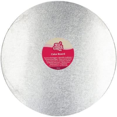 FunCakes Cake Board Rond - Zilver - Ø35 cm - Taartonderlegger - Taartkarton