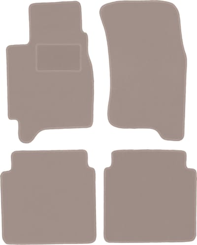 Beige veloursmatten voor: Subaru Legacy II stationwagen, sedan (1993-1998)