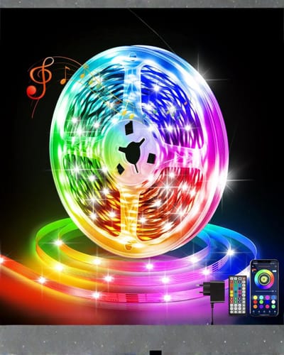 RONN® Led Strip 10 Meter - Smart Led - Led Strip - Veelkleurig - 19cm x 19cm x 3cm