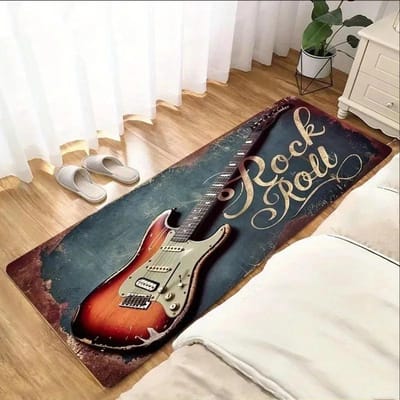 1 STK Doodle Patroon Keukenkleden Antislip Huis Deurmatten Pop design Badkamerkleden Badmat Tapijt voor Huis Wastafel Wasruimte Decor 400MMx600MM