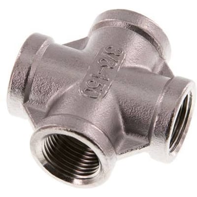 Rp 3/8'' Vrouwelijke RVS Kruis 16 Bar