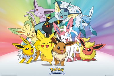 Pokemon Eeveelution Poster 91.5x61cm