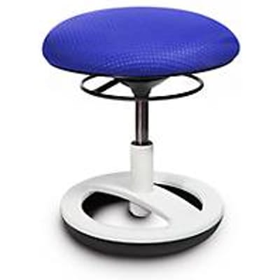 Kinderkruk TOPSTAR Sitness Bobby, voor mobiel zitten, in hoogte verstelbaar, TPU-zool, met design voetring, blauw