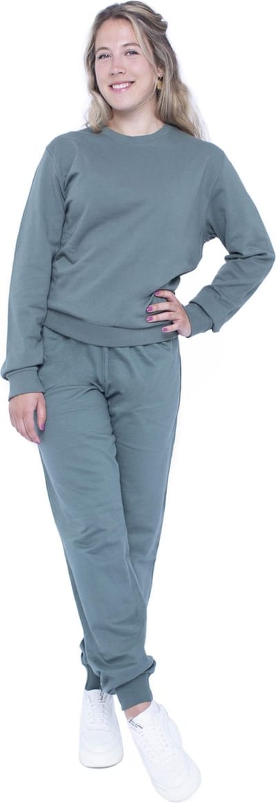 Joggingpak dames, Huispak dames groen -Maat M