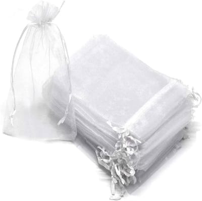 Fruit Kweekzakken - Beschermzakken Planten - Gewas Beschermen - Ademend Mesh Materiaal - 100 stuks 17x23cm - Wit