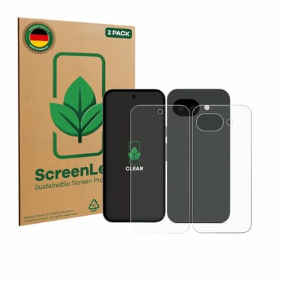 2 Stuks Screenprotector voor Google Pixel 10a (Voor+Achter) - Hoogwaardige Beschermfolie transparant